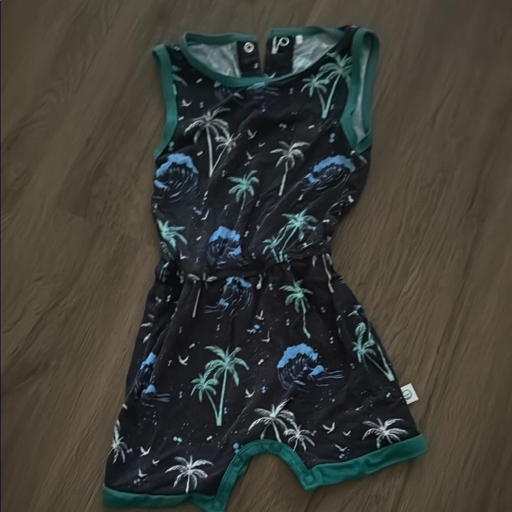 Tropical Print Kids Bodysuit